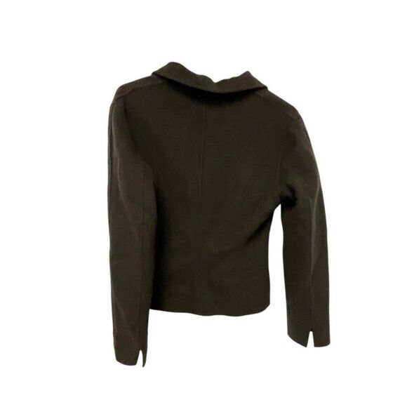 Massimo Dutti Womens Short Jacket Blazer S Small Brown Wool blend 6444/764 NWT - Picture 4 of 12